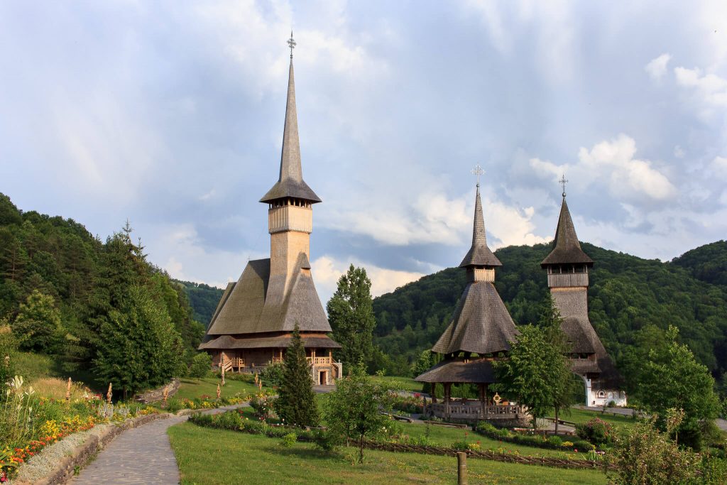 Iglesias del Monasterio de Barsana en Maramures Rumania